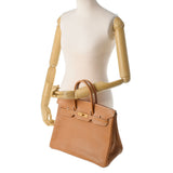 HERMES エルメス バーキン35 ゴールド ゴールド金具 □A刻印(1997年頃) ユニセックス アルデンヌ ハンドバッグ ABランク 中古 銀蔵