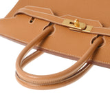 HERMES エルメス バーキン35 ゴールド ゴールド金具 □A刻印(1997年頃) ユニセックス アルデンヌ ハンドバッグ ABランク 中古 銀蔵