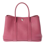 HERMES エルメス ガーデンパーティ TPM ローズウッド パラジウム金具 □P刻印(2012年頃) レディース ネゴンダ ハンドバッグ Aランク 中古 銀蔵