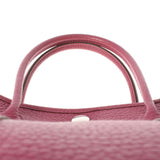 HERMES エルメス ガーデンパーティ TPM ローズウッド パラジウム金具 □P刻印(2012年頃) レディース ネゴンダ ハンドバッグ Aランク 中古 銀蔵