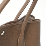 HERMES エルメス ガーデンパーティ PM エトゥープ パラジウム金具 Z刻印(2021年頃) レディース ネゴンダ ハンドバッグ ABランク 中古 銀蔵