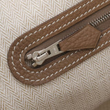 HERMES エルメス ガーデンパーティ PM エトゥープ パラジウム金具 Z刻印(2021年頃) レディース ネゴンダ ハンドバッグ ABランク 中古 銀蔵