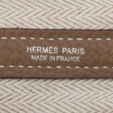 HERMES エルメス ガーデンパーティ PM エトゥープ パラジウム金具 Z刻印(2021年頃) レディース ネゴンダ ハンドバッグ ABランク 中古 銀蔵