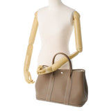 HERMES エルメス ガーデンパーティ PM エトゥープ パラジウム金具 Z刻印(2021年頃) レディース ネゴンダ ハンドバッグ ABランク 中古 銀蔵