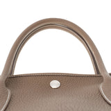 HERMES エルメス ガーデンパーティ PM エトゥープ パラジウム金具 Z刻印(2021年頃) レディース ネゴンダ ハンドバッグ ABランク 中古 銀蔵