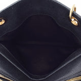 CHANEL シャネル マトラッセ PTT プチタイムレストート 黒 ゴールド金具 レディース  キャビアスキン ハンドバッグ Aランク 中古 銀蔵