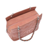 CHANEL シャネル マトラッセ PTT プチタイムレストート ピンク シルバー金具 レディース キャビアスキン ハンドバッグ ABランク 中古 銀蔵