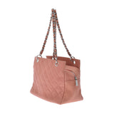 CHANEL シャネル マトラッセ PTT プチタイムレストート ピンク シルバー金具 レディース キャビアスキン ハンドバッグ ABランク 中古 銀蔵