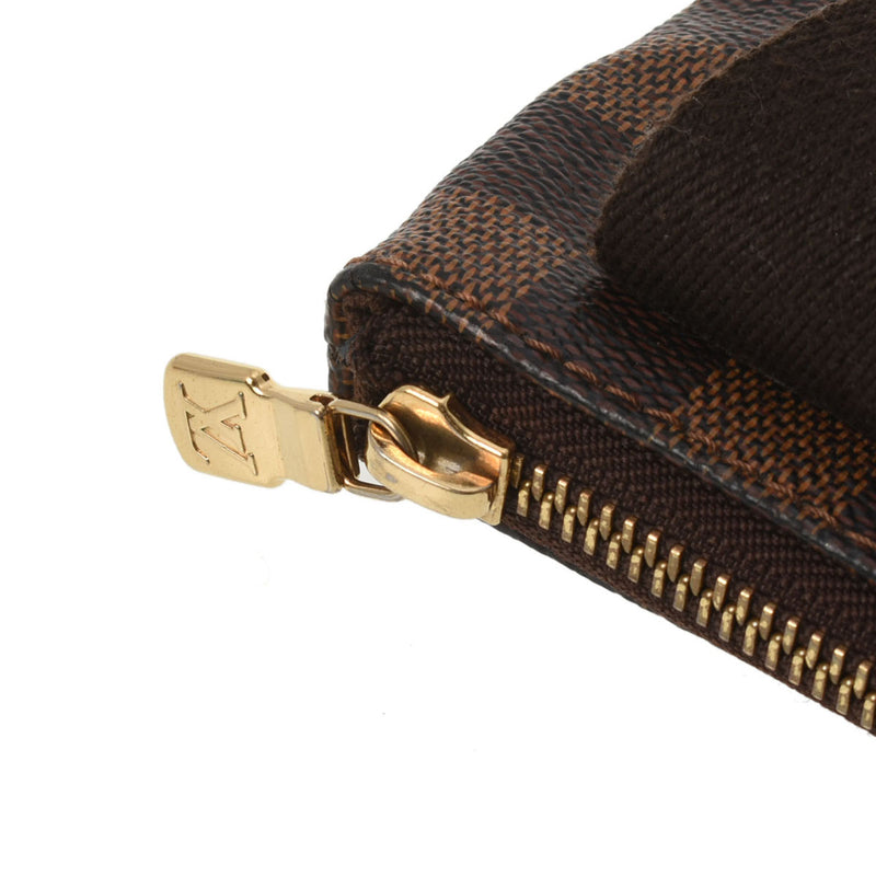 LOUIS VUITTON ルイヴィトン ダミエ ポシェットプラット ブルックリン ブラウン Ｎ41100 ユニセックス ダミエキャンバス ショルダーバッグ ABランク 中古 銀蔵