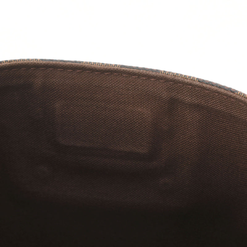 LOUIS VUITTON ルイヴィトン ダミエ ポシェットプラット ブルックリン ブラウン Ｎ41100 ユニセックス ダミエキャンバス ショルダーバッグ ABランク 中古 銀蔵