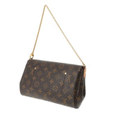 LOUIS VUITTON ルイヴィトン モノグラム フェイボリットMM ブラウン M40718 レディース モノグラムキャンバス ショルダーバッグ Aランク 中古 銀蔵