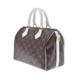 LOUIS VUITTON ルイヴィトン モノグラム スピーディバンドリエール25 ブラウン/白 M20754 ユニセックス モノグラムキャンバス  ハンドバッグ Aランク 中古 銀蔵