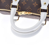 LOUIS VUITTON ルイヴィトン モノグラム スピーディバンドリエール25 ブラウン/白 M20754 ユニセックス モノグラムキャンバス  ハンドバッグ Aランク 中古 銀蔵