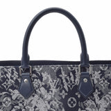 LOUIS VUITTON ルイヴィトン モノグラム タペストリー グランサック ネイビー M57284 メンズ  モノグラムタペストリーキャンバス トートバッグ Aランク 中古 銀蔵