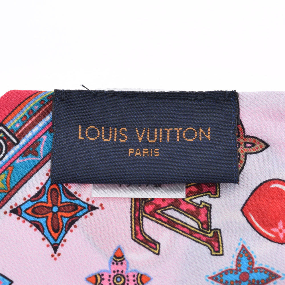 ルイヴィトンバンドーBB LVロマンス ピンク レディース スカーフ M76682 LOUIS VUITTON 中古 – 銀蔵オンライン