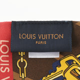 LOUIS VUITTON ルイヴィトン バンドー トリビュートトゥ ブラウン M76235 レディース シルク100% スカーフ Aランク 中古 銀蔵