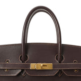 HERMES エルメス バーキン35 茶 ゴールド金具 □C刻印(1999年頃) ユニセックス ヴォーガリバー ハンドバッグ Bランク 中古 銀蔵