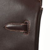 HERMES エルメス バーキン35 茶 ゴールド金具 □C刻印(1999年頃) ユニセックス ヴォーガリバー ハンドバッグ Bランク 中古 銀蔵