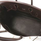 HERMES エルメス バーキン35 茶 ゴールド金具 □C刻印(1999年頃) ユニセックス ヴォーガリバー ハンドバッグ Bランク 中古 銀蔵