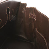 HERMES エルメス バーキン35 茶 ゴールド金具 □C刻印(1999年頃) ユニセックス ヴォーガリバー ハンドバッグ Bランク 中古 銀蔵