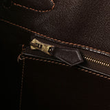 HERMES エルメス バーキン35 茶 ゴールド金具 □C刻印(1999年頃) ユニセックス ヴォーガリバー ハンドバッグ Bランク 中古 銀蔵