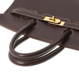 HERMES エルメス バーキン35 茶 ゴールド金具 □C刻印(1999年頃) ユニセックス ヴォーガリバー ハンドバッグ Bランク 中古 銀蔵