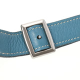 HERMES エルメス マーケットGM ブルージーン □C刻印(1999年頃) レディース キャンバス トリヨンクレマンス ショルダーバッグ Bランク 中古 銀蔵