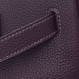 HERMES エルメス バーキン40 レザン シルバー金具 □M刻印(2009年頃) ユニセックス トゴ ハンドバッグ Aランク 中古 銀蔵