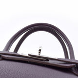 HERMES エルメス バーキン40 レザン シルバー金具 □M刻印(2009年頃) ユニセックス トゴ ハンドバッグ Aランク 中古 銀蔵