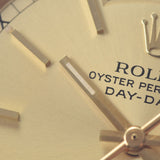 ROLEX ロレックス デイデイト 12Pダイヤ 18108 メンズ YG 腕時計 自動巻き シャンパン文字盤 Aランク 中古 銀蔵