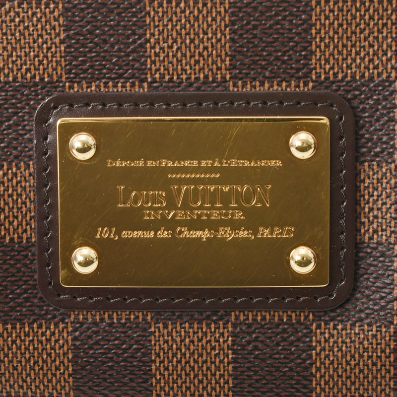 LOUIS VUITTON ルイヴィトン ダミエ エヴァ ブラウン N55213 レディース ダミエキャンバス ショルダーバッグ ABランク 中古 銀蔵