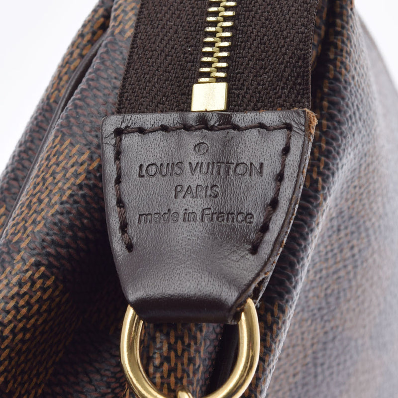 LOUIS VUITTON ルイヴィトン ダミエ エヴァ ブラウン N55213 レディース ダミエキャンバス ショルダーバッグ Aランク 中古 銀蔵