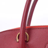 HERMES エルメス ボリード37  ルージュビフ ゴールド金具 ○Z刻印(1996年頃) レディース クシュベル ハンドバッグ Bランク 中古 銀蔵