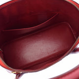 HERMES エルメス ボリード37  ルージュビフ ゴールド金具 ○Z刻印(1996年頃) レディース クシュベル ハンドバッグ Bランク 中古 銀蔵