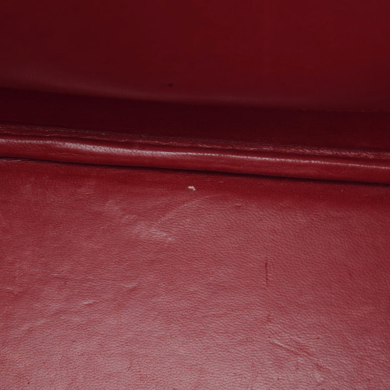 HERMES エルメス ボリード37  ルージュビフ ゴールド金具 ○Z刻印(1996年頃) レディース クシュベル ハンドバッグ Bランク 中古 銀蔵