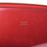 HERMES エルメス ボリード37  ルージュビフ ゴールド金具 ○Z刻印(1996年頃) レディース クシュベル ハンドバッグ Bランク 中古 銀蔵