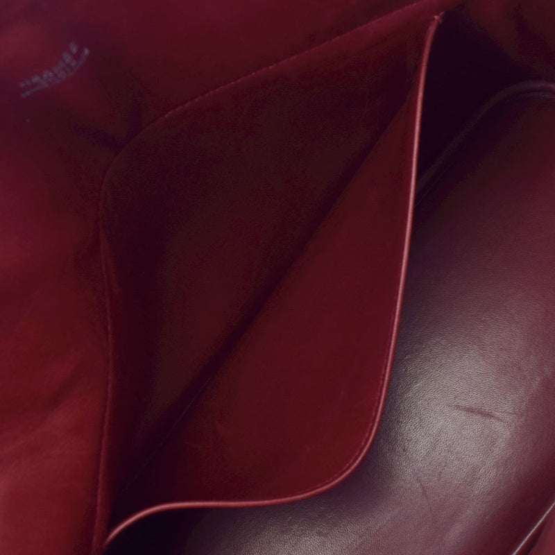 HERMES エルメス ボリード31  ルージュアッシュ シルバー金具 □D刻印(2000年頃) レディース ボックスカーフ ハンドバッグ ABランク 中古 銀蔵