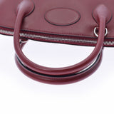HERMES エルメス ボリード31  ルージュアッシュ シルバー金具 □D刻印(2000年頃) レディース ボックスカーフ ハンドバッグ ABランク 中古 銀蔵