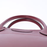 HERMES エルメス ボリード31  ルージュアッシュ シルバー金具 □D刻印(2000年頃) レディース ボックスカーフ ハンドバッグ ABランク 中古 銀蔵