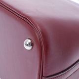 HERMES エルメス ボリード31  ルージュアッシュ シルバー金具 □D刻印(2000年頃) レディース ボックスカーフ ハンドバッグ ABランク 中古 銀蔵