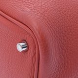 HERMES エルメス ピコタンロック PM  サンギーヌ シルバー金具 □O刻印(2011年頃) レディース トリヨンクレマンス ハンドバッグ ABランク 中古 銀蔵