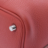HERMES エルメス ピコタンロック PM  サンギーヌ シルバー金具 □O刻印(2011年頃) レディース トリヨンクレマンス ハンドバッグ ABランク 中古 銀蔵