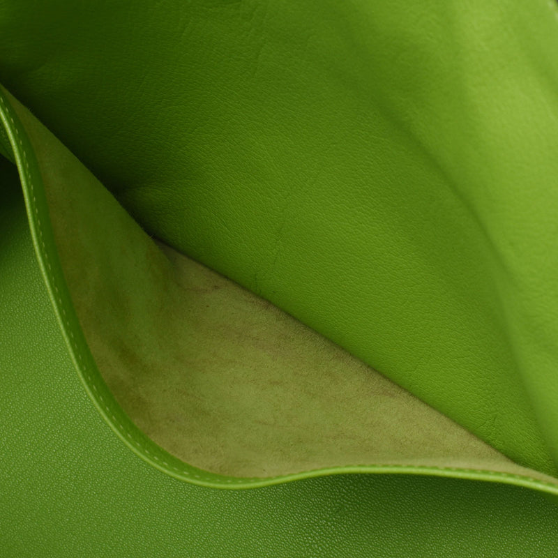 HERMES エルメス バーキン35 アップルグリーン ゴールド金具 □H刻印(2004年頃) ユニセックス トリヨンクレマンス ハンドバッグ ABランク 中古 銀蔵