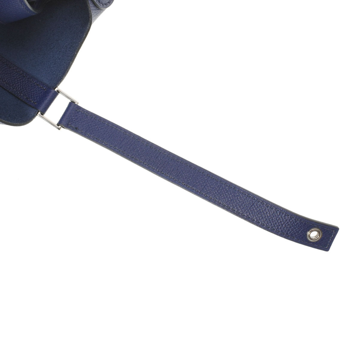 エルメスピコタンロック PM トレサージュ ブルーアンクル シルバー金具 