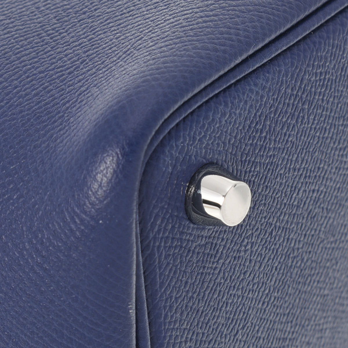 エルメスピコタンロック PM トレサージュ ブルーアンクル シルバー金具 