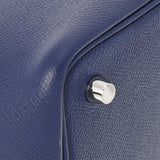 HERMES エルメス ピコタンロック PM トレサージュ ブルーアンクル シルバー金具 C刻印(2018年頃) レディース ヴォーエプソン ハンドバッグ Aランク 中古 銀蔵