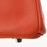 HERMES エルメス バーキン25 ルージュトマト シルバー金具 X刻印(2016年頃) レディース ヴォースイフト ハンドバッグ Aランク 中古 銀蔵