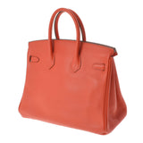 HERMES エルメス バーキン25 ルージュトマト シルバー金具 X刻印(2016年頃) レディース ヴォースイフト ハンドバッグ Aランク 中古 銀蔵