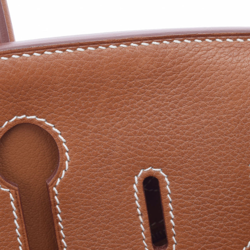 HERMES エルメス バーキン30 フォーブル シルバー金具 C刻印(2018年頃) レディース バレニア ハンドバッグ Aランク 中古 銀蔵