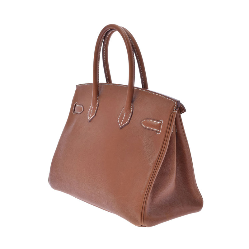 HERMES エルメス バーキン30 フォーブル シルバー金具 C刻印(2018年頃) レディース バレニア ハンドバッグ Aランク 中古 銀蔵